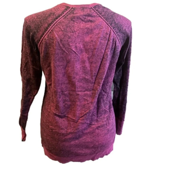 Rock & Republic Purple V-Neck Sweater - Picture 3 of 4